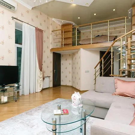 Stylish Two-Level Flat 2 Min From Khreschatyk-2