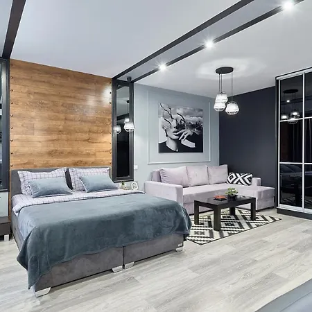 Studio Apartment Center Olimpiyska- 54 Velyka Vasylkivska Street-3